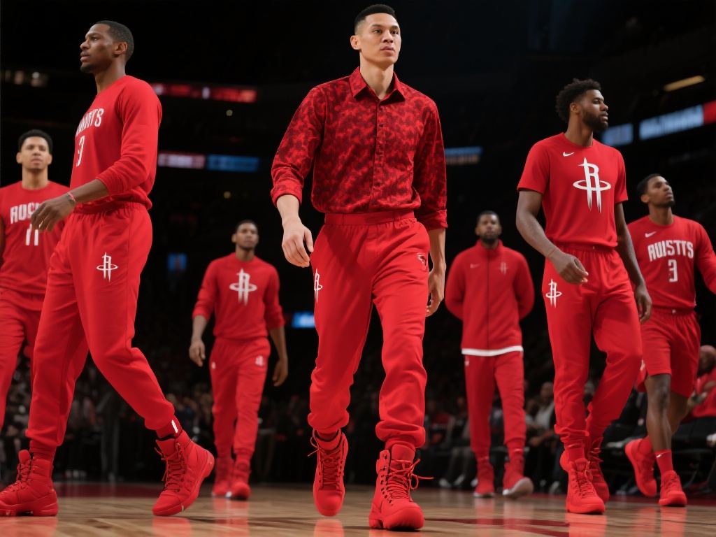 生死抢七!火箭队球员战斗风采尽显赛前穿搭 在这组图片中,以队长为首的几名关键球员的