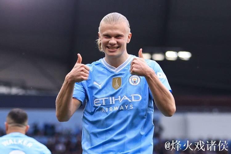 哈兰德147球升至曼城队史射手榜第二